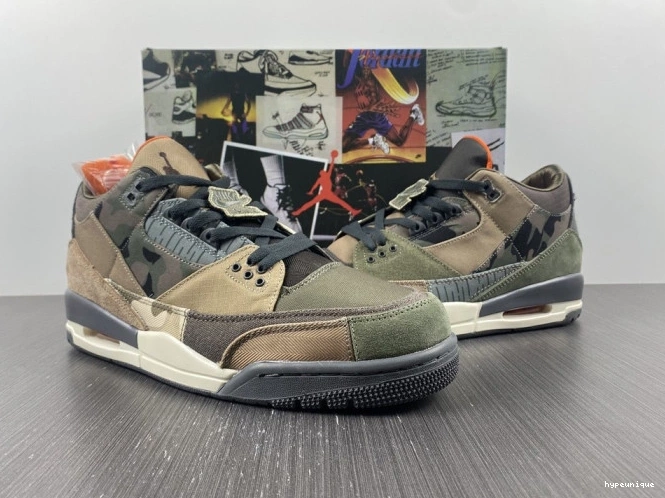 HYPE Air 3 Retro Camo Patchwork Jordan DO1830-200 0708